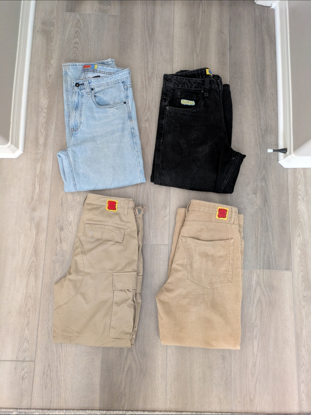 Zumiez Boys/ Men’s Empyre Jeans, Corderoy And Khaki Pants: Set Of 5